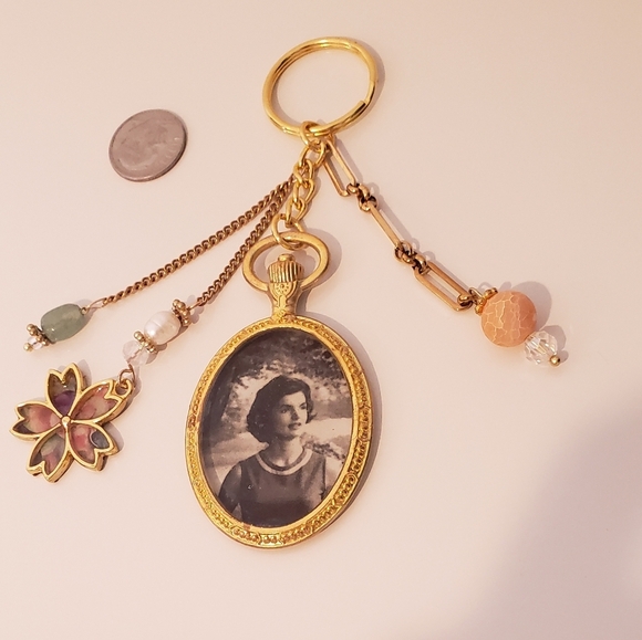 LUXURY MYSTICAL BAG CHARM VICTORIAN COACH BIRKIN JACKIE KENNEDY FIRST LADY POTUS - Picture 3 of 4